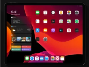 iPadOS 13 app home screen