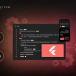Flutter App Development Process Illustration