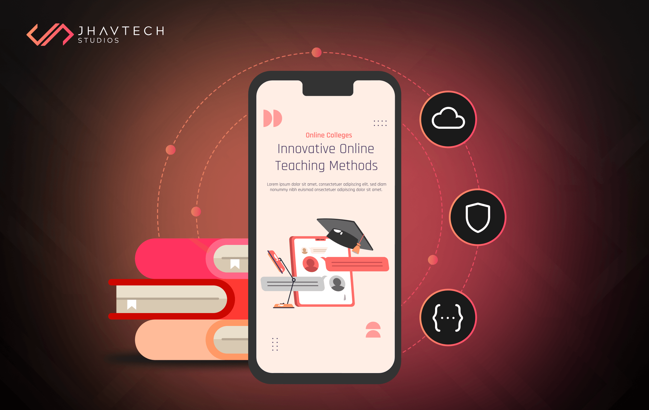 Online learning app home screen