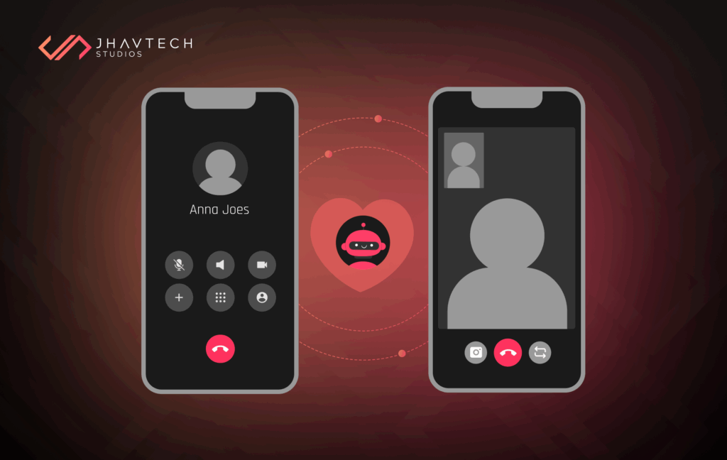AI-Powered Dating App Video Call Concept