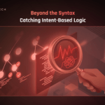 Senior developer reviewing code to identify bugs and logic issues